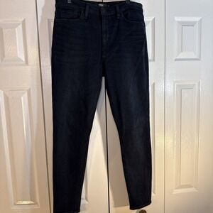 Hudson Black Barbara Super Skinny Denim Jeans Women's Size 31 Stretchy Comfort